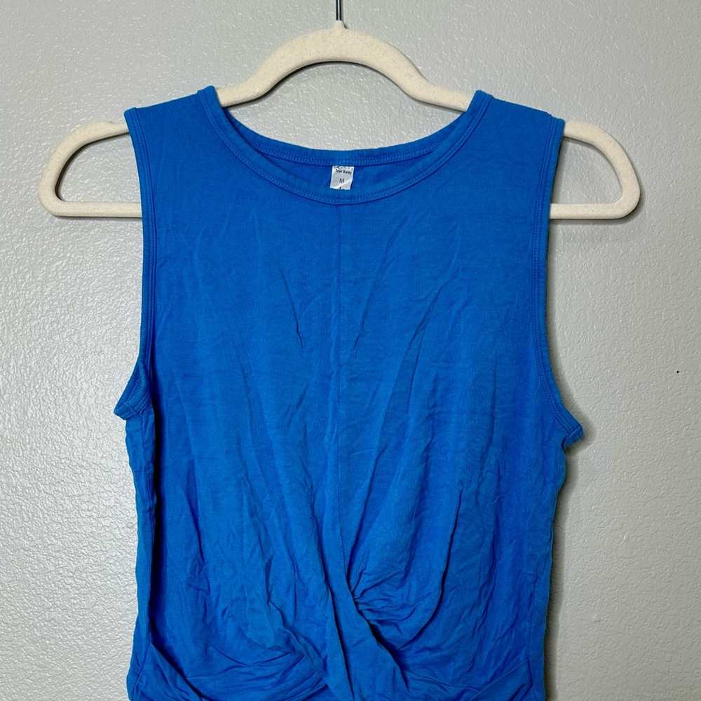 ALO Yoga Vibrant Blue Tank Top